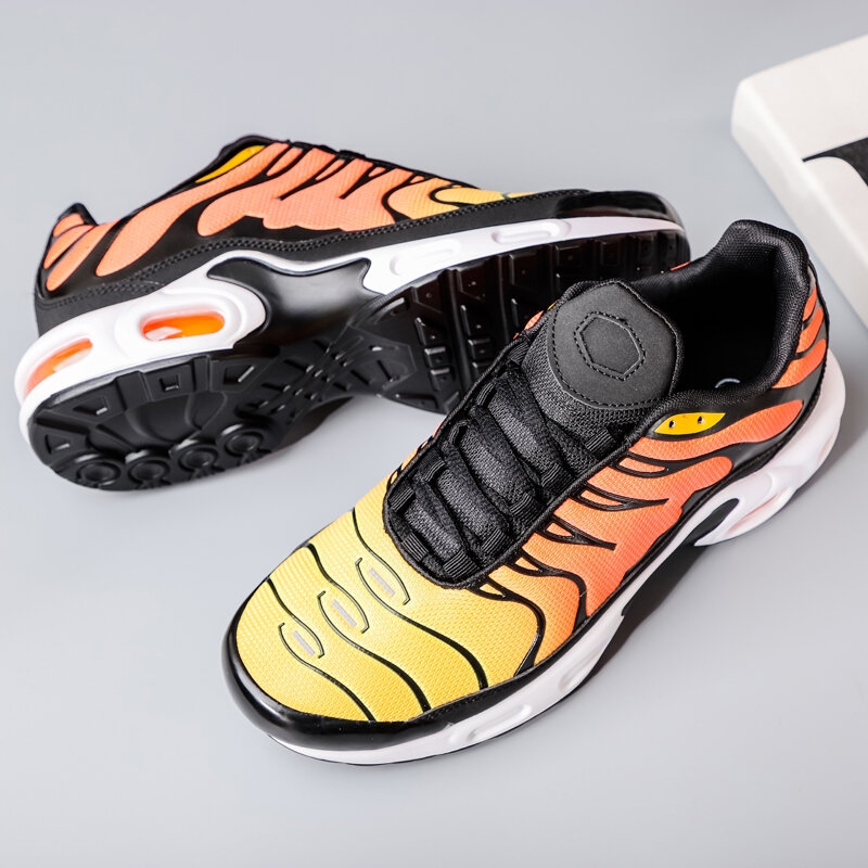 Sepatu Olahraga Pasangan Bantalan Udara Terbaru, Sepatu Jogging Kebugaran Luar Ruangan Perkotaan, Sepatu Kasual Fashion Trendi untuk Remaja