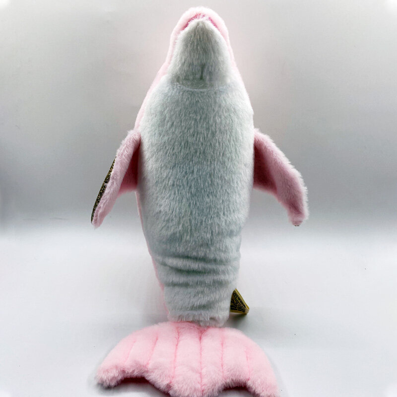 30cm Kawaii Soft Pink Dolphin Plush Toys Dolls Stuffed Down Cotton Animal Nap Pillow Creative Kids Toy Christmas Gift for Girls
