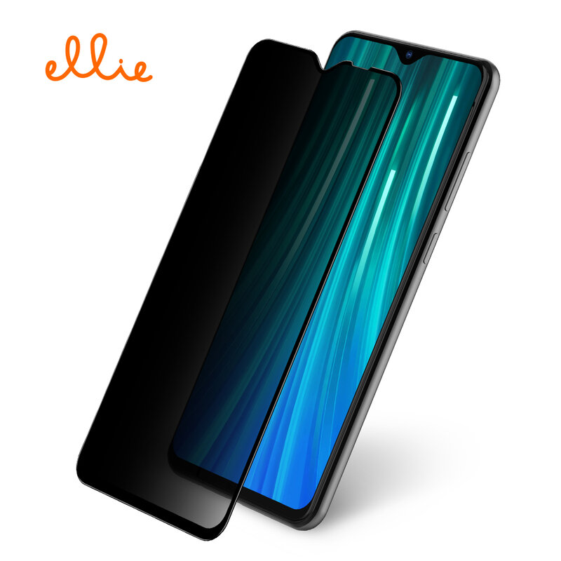 Ellie-Protector de pantalla para Xiaomi Redmi Note 8, 0,3mm, mate, antiespía, antihuellas dactilares