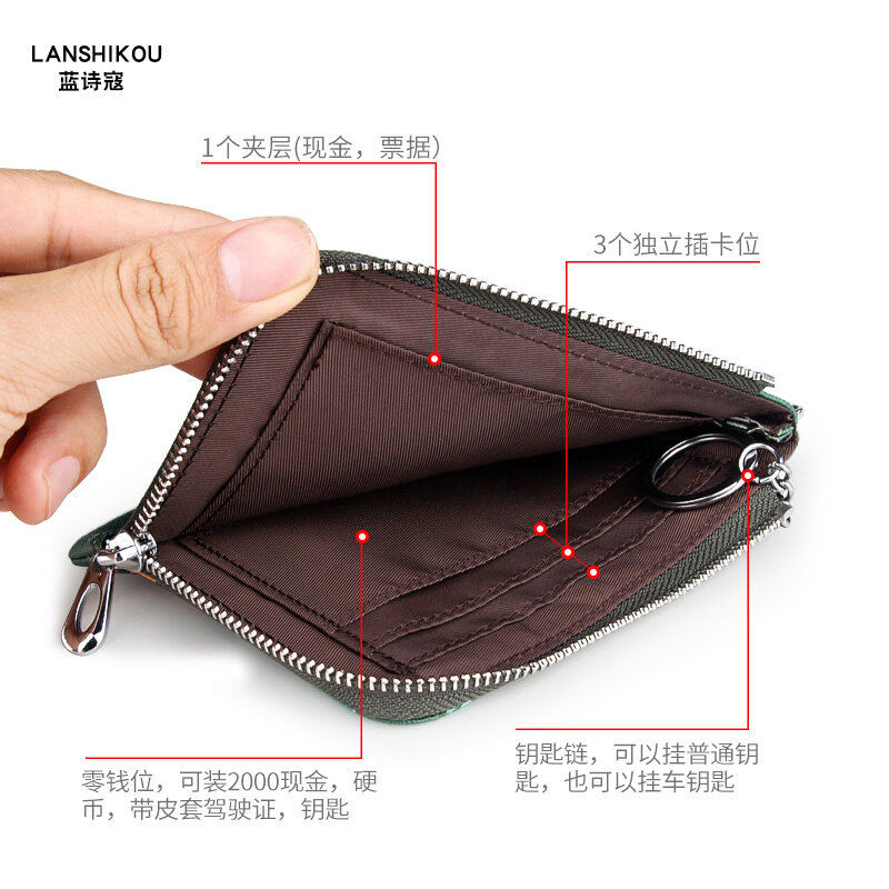 新しい小型コイン財布女性のキーバッグショートコインバッグシンプルなカードバッグミニかわいいコイン袋ミニ財布