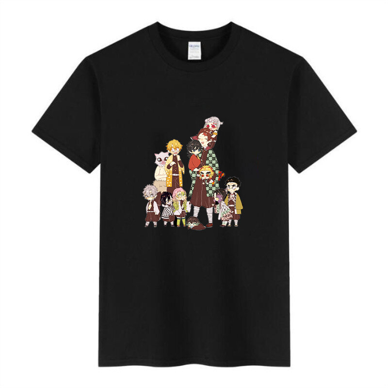 New Summer T-shirt Children's Clothing  Kid Boy And Girl Sleeve Cute Cartoon  4-14 t Cotton Oversized creamy-white Neck Tee Pop