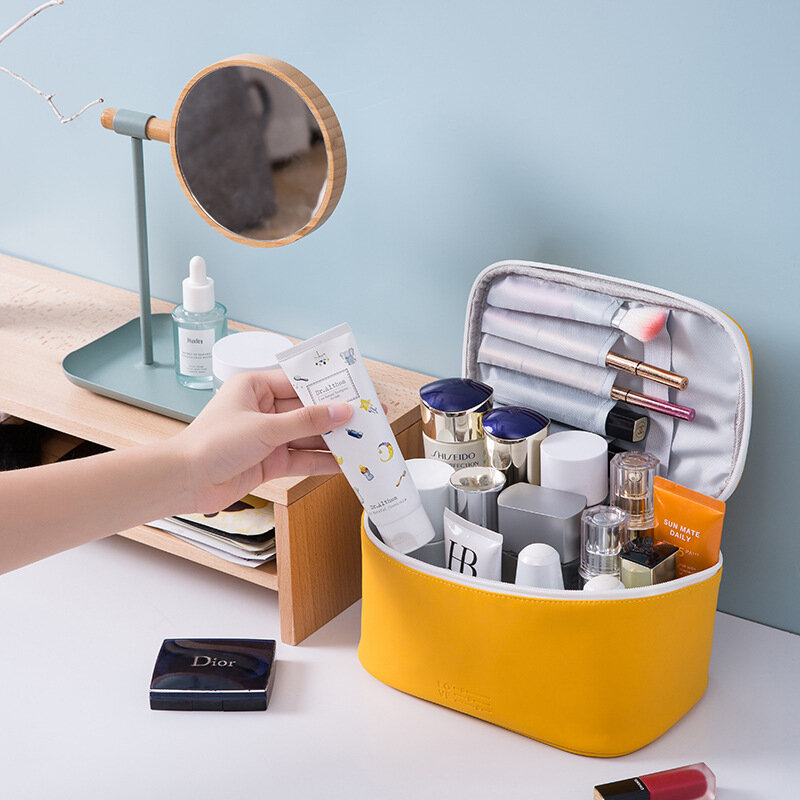 Tragbare Kosmetik Tasche Frau Reise Necessaire Make-Up Veranstalter Beutel Wasserdichte Wochenende Toiletry Lagerung Handtaschen Zubehör