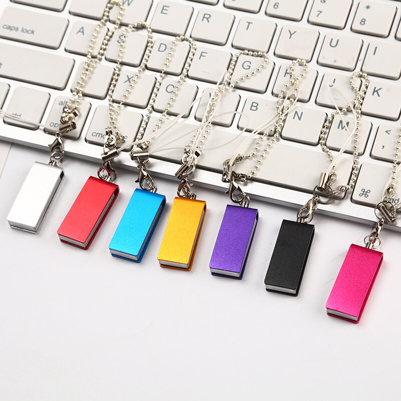 أكثر من 10 قطعة الشحن مخصص شعار بندريف الملونة معدن USB 2.0 محرك فلاش 4GB 8GB 16GB 32GB USB فلاش هدايا الزفاف الذاكرة عصا