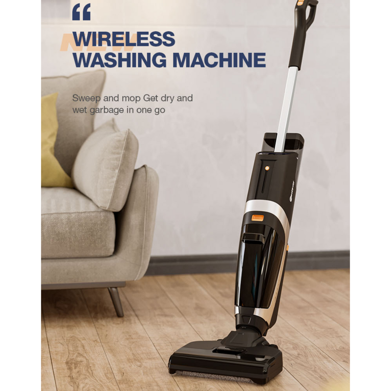 Ordensvor t30 handheld aspirador de pó sem fio chão tapete mais limpo limpar e esfregar limpeza automática molhado e seco para casa