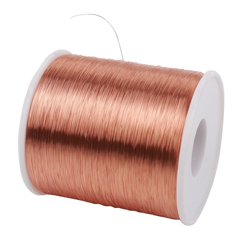 Fio de cobre de enrolamento magnético 0.13g da bobina do cabo de fio de cobre esmaltado da resina do poliéster de 100mm-1mm/rolo