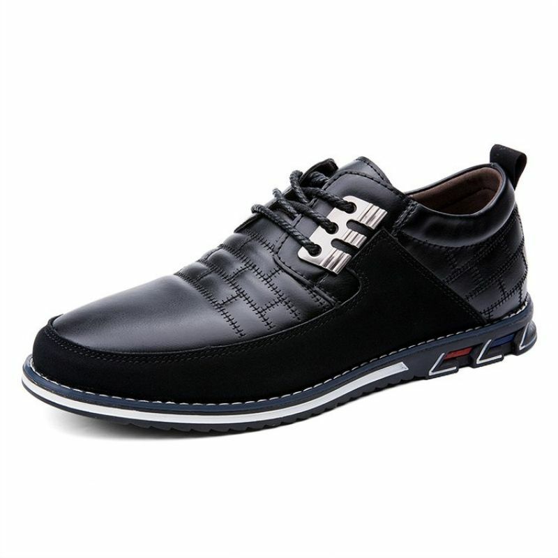 Chaussures en Pu pour hommes, confortables et légères, semelle plate, chaussures décontractées d'extérieur, à la mode, KS146, nouvelle collection 2021