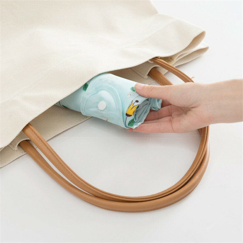 Hot New 14 Style Fashion Pocket Square Shopping Bag Eco-friendly Folding Reusable Portable Shoulder Handbag Travel Grocery Bags