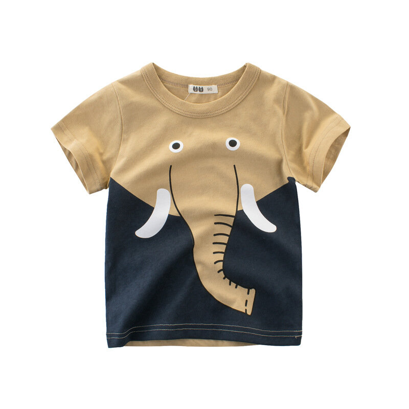 Baumwolle Kinder T-Shirt Kinder Sommer Cartoon Kurzarm T-Shirts für Mädchen Kleidung Baby T Shirt Kleinkind Tops Kleidung Neue 2021
