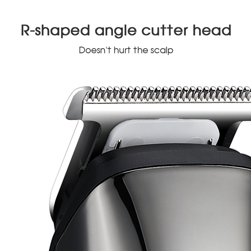 Boi IPX6 Wasserdicht Cordless Multifunktionale Bart Haar Trimmer Für Männer Professional Barber USB Aufladbare Elektrische Rasiermesser