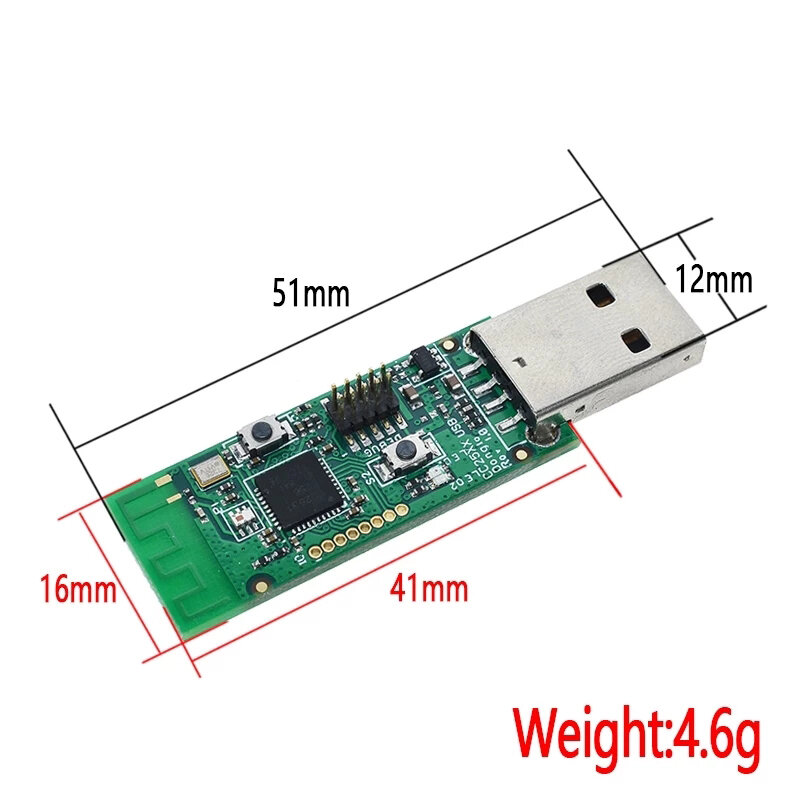 Senza fili Zigbee CC2531 CC2540 Sniffer Bare Board Pacchetto Analizzatore di Protocollo Modulo di Interfaccia USB Dongle di Acquisizione Pacchetto Modulo