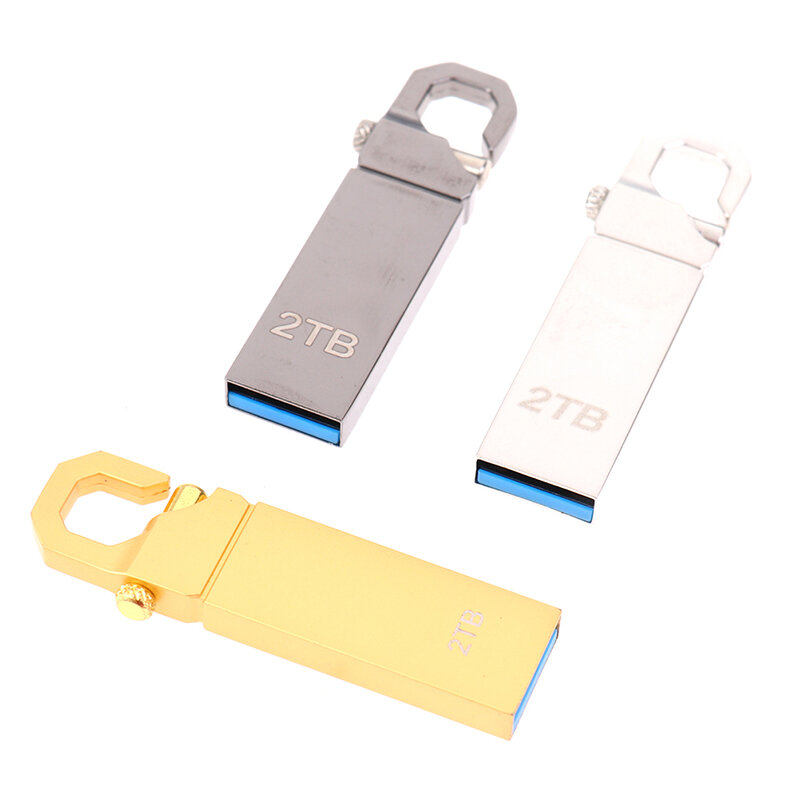 고속 USB 3.0 플래시 드라이브 2 테라바이트 U 디스크, 외부 저장 메모리 스틱
