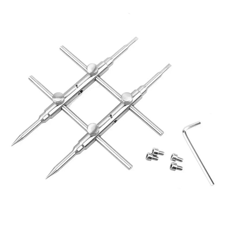 Ensemble d'outils d'ouverture de clé de réparation d'objectif d'appareil-photo d'acier inoxydable démontez la gamme d'objectif de 25mm à 130mm