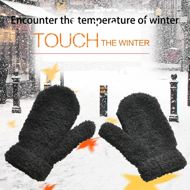 暖かい赤ちゃんの手袋,1〜4歳の子供のための厚いフリースの手袋,冬のプラス,ベルベットのミトン