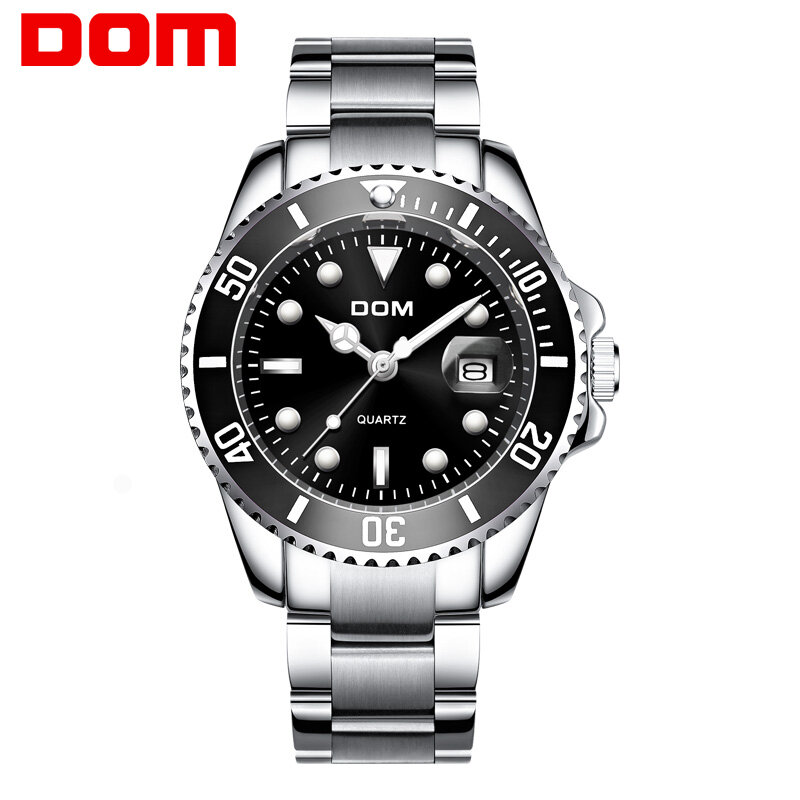 Montre-bracelet de sport pour hommes, de luxe, horloge 30m, Date étanche, à Quartz, 2019, montre pour hommes