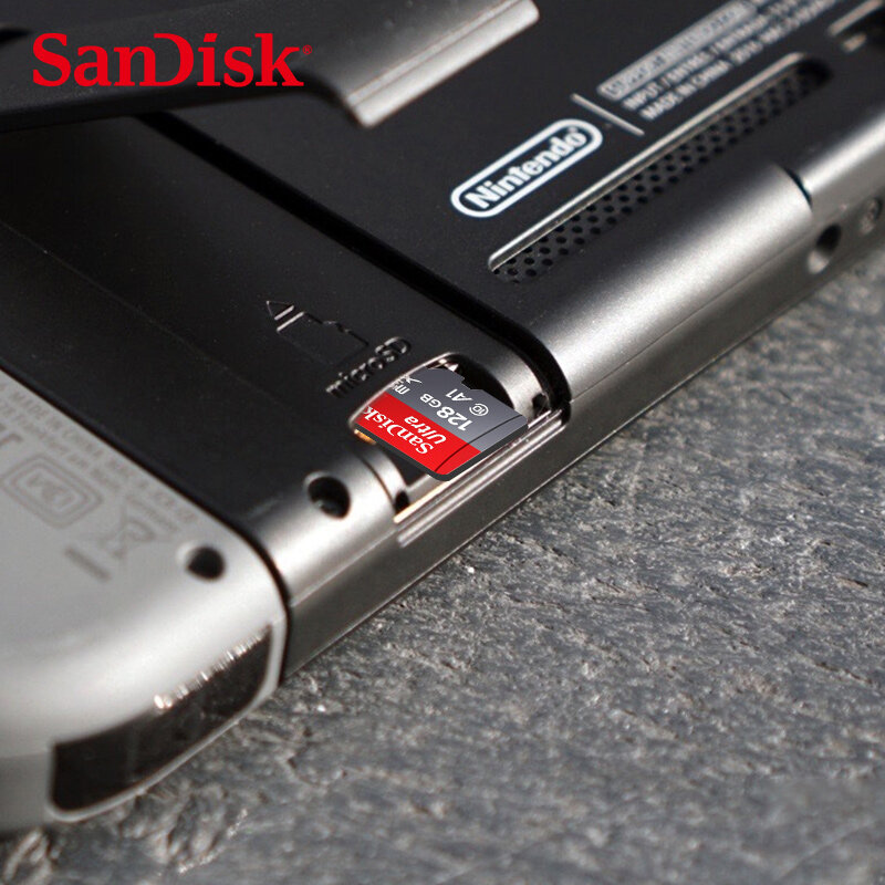 SanDisk-Carte mémoire micro SD U3, 100% d'origine, 32 Go, 64 Go, 128 Go, 256 Go, 32 Go, 256 Go