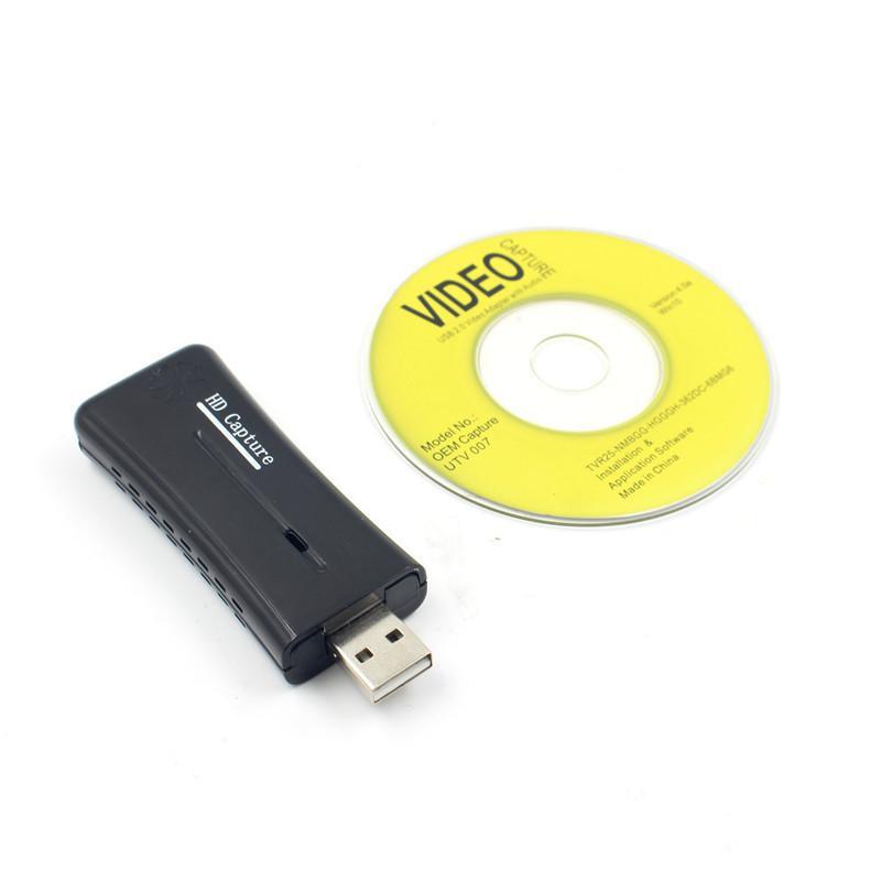 التقاط الفيديو بطاقة USB 2.0 ميناء HD 1 الطريق 1080P البسيطة التقاط الفيديو بطاقة اكتساب للكمبيوتر