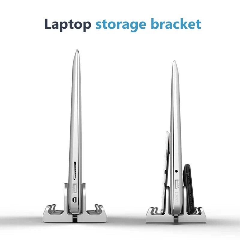 Supporto per Laptop multifunzione supporto per Notebook in lega di alluminio per Macbook Air Pro Lenovo staffa di archiviazione per Computer antiscivolo