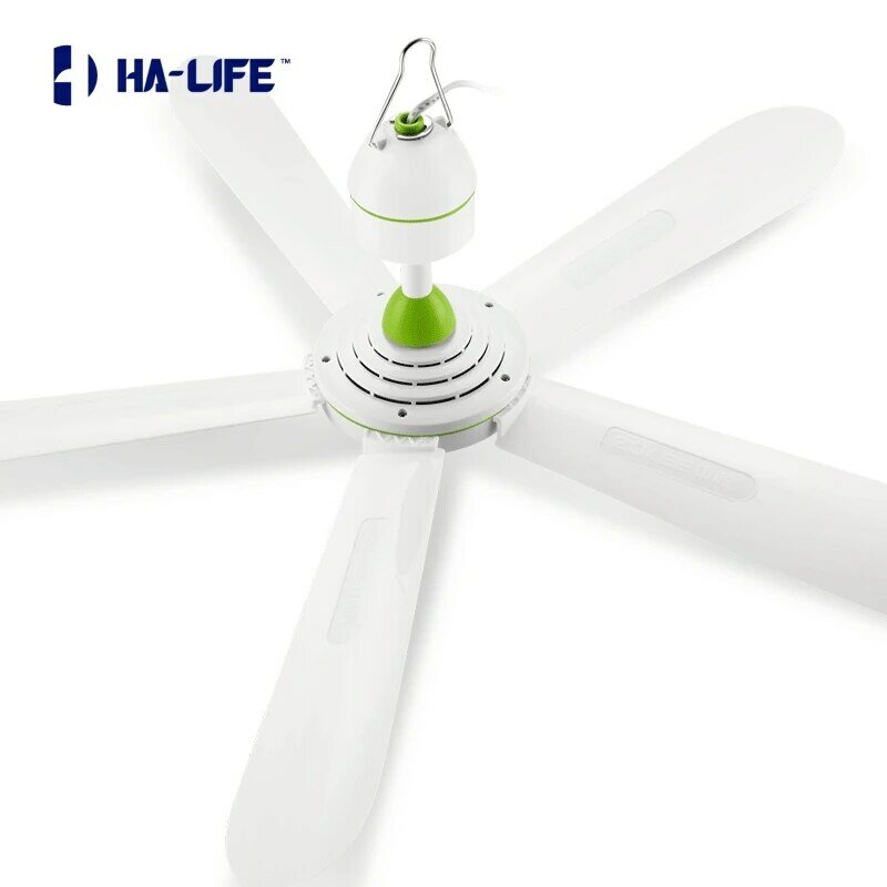 Ha-life-電動シーリングファン,220V,15W,5つの葉,シングルギア,ピュア銅,3m,4ギア,タイム,拡張ライン