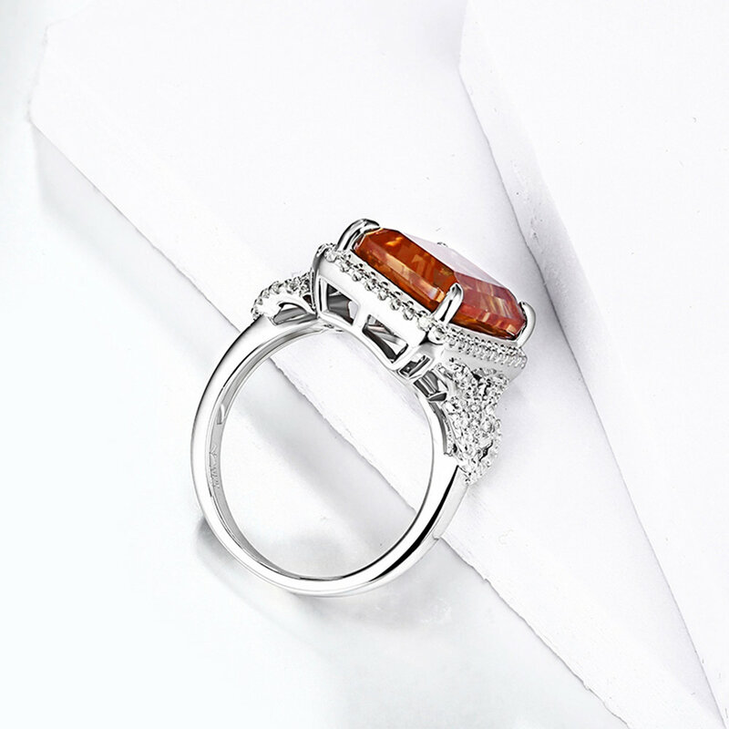 Mintybox Kleurverandering Diaspore Sterling Zilveren Ring 7.4 Karaat Achthoek Cut Gemaakt Sultanite Klassieke Ring 2021 Nieuwe Collectie