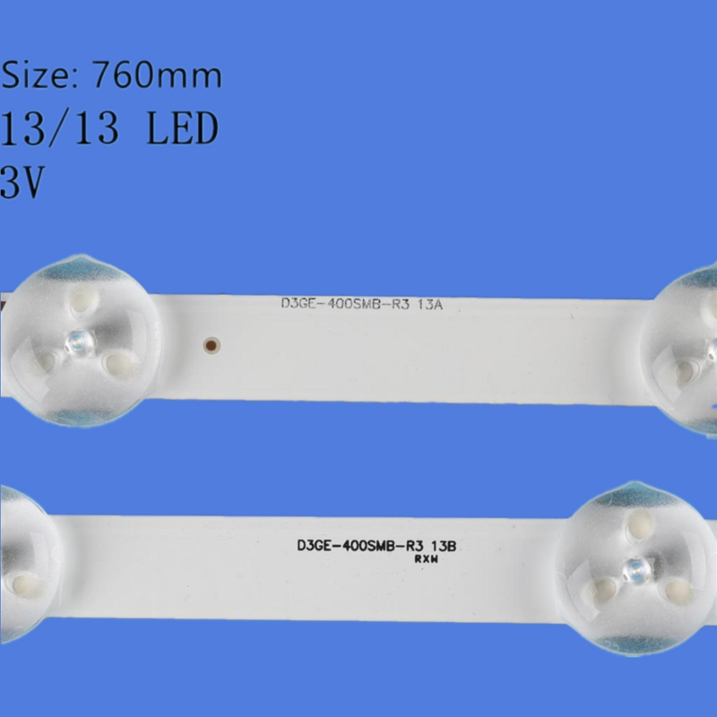 โคมไฟ LED แบล็คไลท์13ดวงสำหรับซัมซุง40 "ทีวี D3GE-400SMB-R3 D3GE-400SMA-R2 UE40H6203AW LM41-00001V 3V