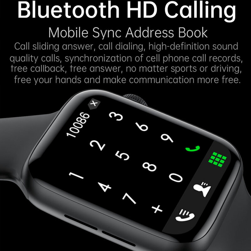 Nb plus relogio relógio inteligente 7 chamada bluetooth 3d dial dinâmico iwo w37 pro smartwatch para android ios rastreador de fitness pulseira