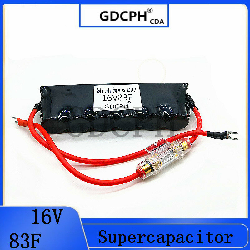 16V83F Ultracapacitor rectificador electrónico automotriz 2,7 V 500F condensador de arranque
