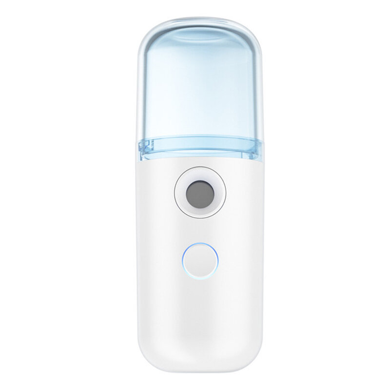 Semprotan Wajah Nano Mini 30ML Alat Perawatan Kulit Kecantikan Wanita Kerutan Anti Penuaan Pelembab Udara Penguap Wajah Nebulizer USB