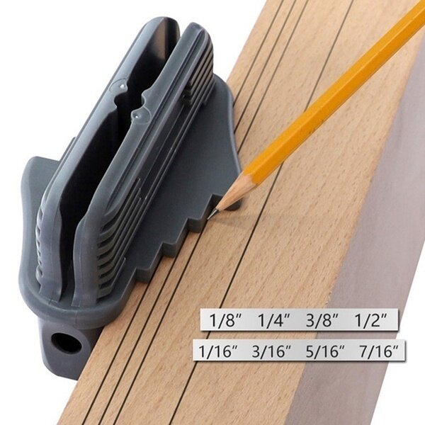 Multi-function Marking Center Finder Scriber Woodworking Marking Gauge Scriber Tool Magnetic Carpenter Bottom Gauge