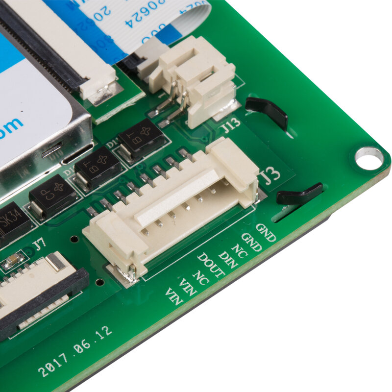 스톤 HMI TFT 직렬 인터페이스 및 cpu가 장착 된 정전 용량 LCD 모듈