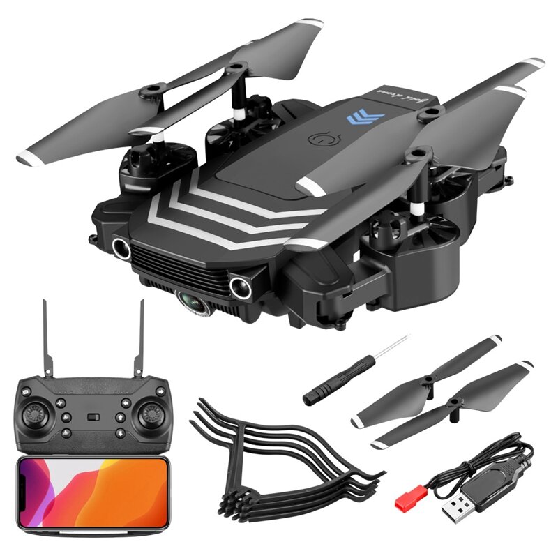Dron plegable con cámara HD 1080P FPV, cuadricóptero con mantenimiento de altitud profesional, juguete de 18min, LS11 RC 4K