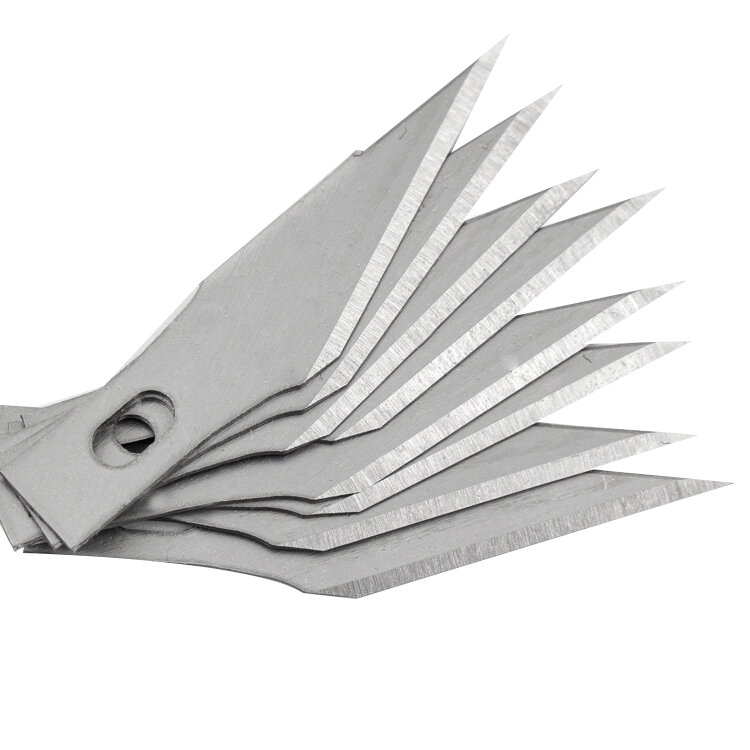 200 sztuk wymiana Hobby ostrze zapasowe ostrza stalowe rękodzieło ostrza do noża dla sztuka DIY pracy cięcia