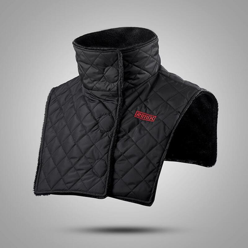 Útil inverno quente cachecol bib mais grosso material fino acabamento motocicleta colar guarda pescoço envoltório bib