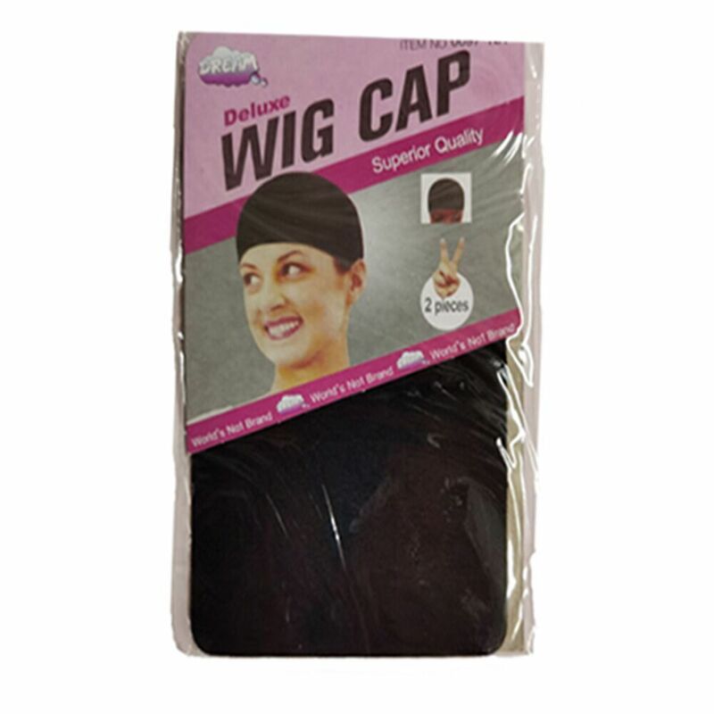 WHIMSICAL W 2Pcs cappuccio parrucca di alta qualità cappuccio calza marrone Cosplay fodera elastica capelli a rete per fare parrucche