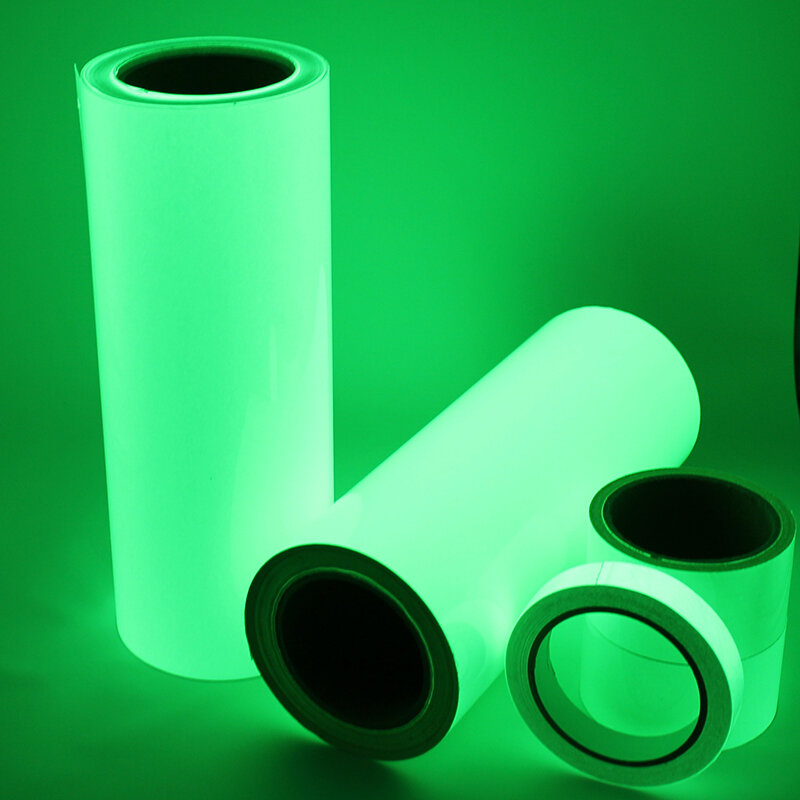 Free Shipping One Roll 1cm*10M Luminous Tape Self-adhesive Glow In The Dark Safety Stage Home Decorations Warning Tape