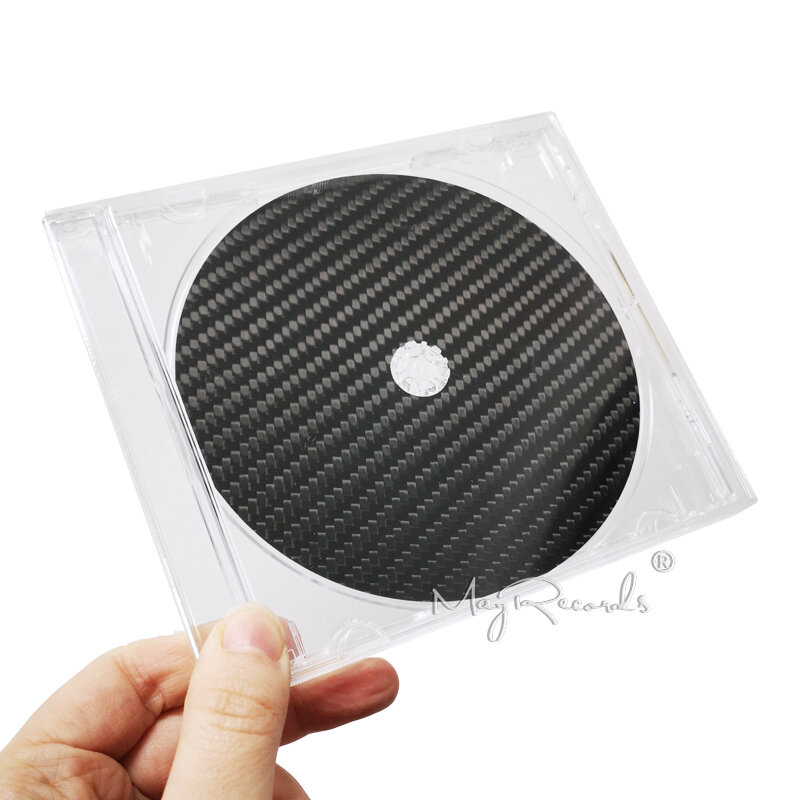 炭素繊維 CD テープディスクマットベースチューニングパッドハイファイオーディオターンテーブルの機械アンチショック衝撃吸収振動吸収