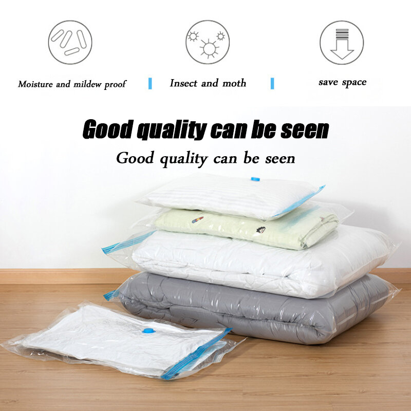 2021New Quilts Kleidung Vakuum StorageBag Wasserdicht Kompression Tasche Faltbare Staubdicht Und Feuchtigkeit-Beweis Haushalt Lagerung Sack