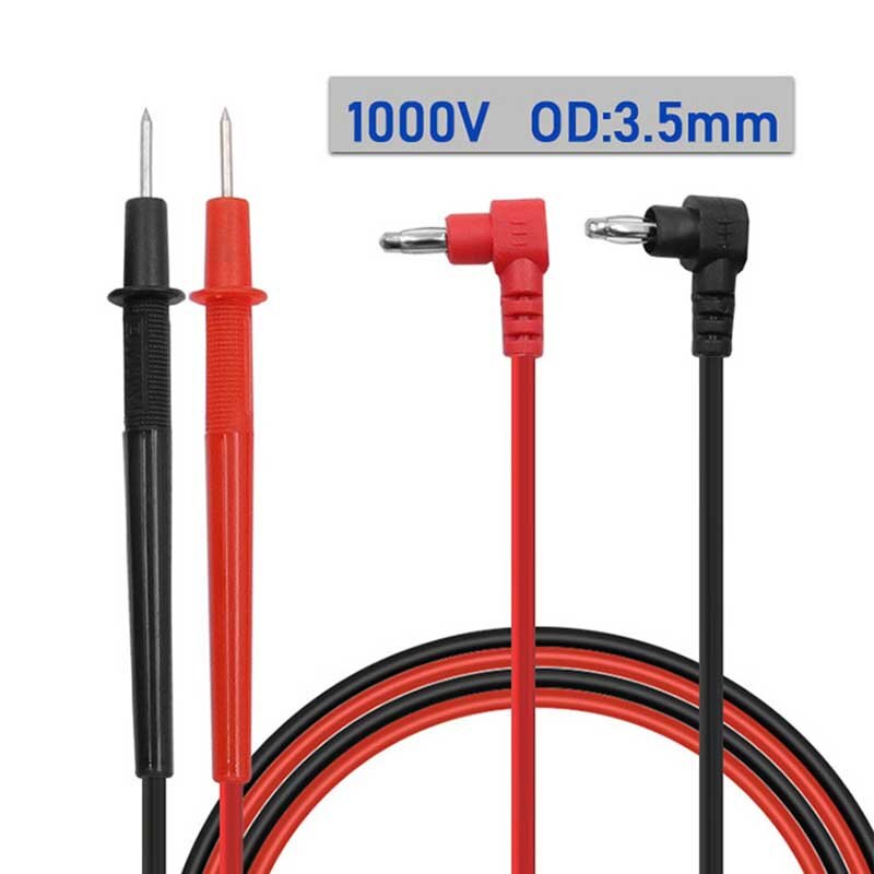 Multímetro de sonda Universal, cables de prueba de 70cm de longitud, 1 par, 1000v, 10A, probador multímetro Digital, herramienta de Cable