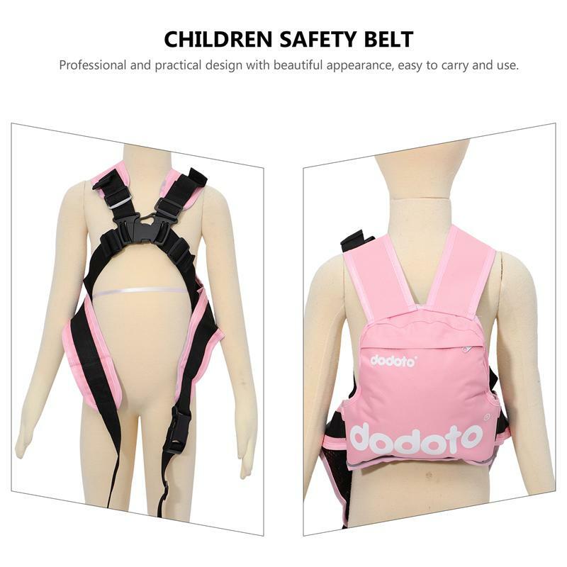 1Pc Security Strap Breathable Safety Harness Children Safety Belt for Kids Bike Children