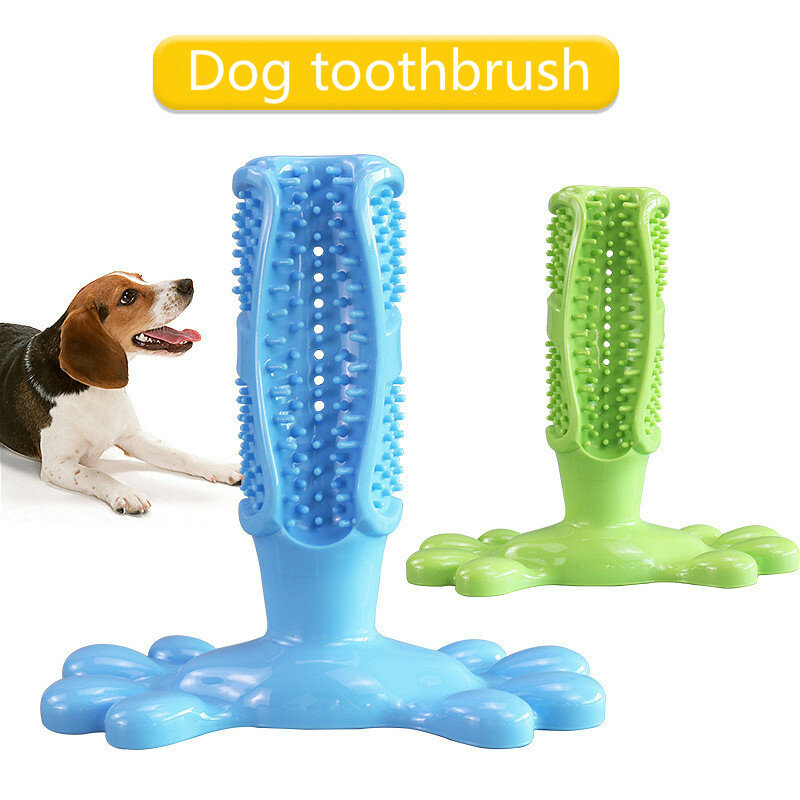 สุนัข Molar Stick สุนัขแปรงสีฟันสุนัขเคี้ยวทำความสะอาดฟันแปรงฟัน Stick ยางธรรมชาติสุนัขสุนัข Chew ของเล...