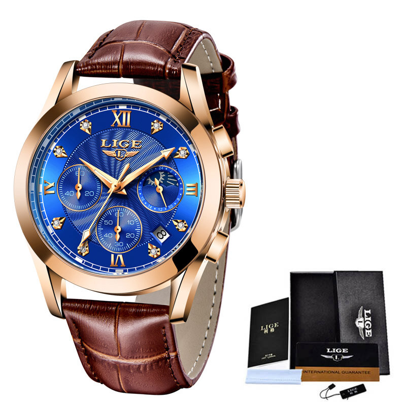 Relógio de quartzo à prova dwaterproof água do negócio dos homens da forma dos relógios masculinos da marca superior de luxo