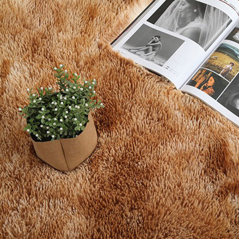회색 카펫 넥타이 염색 플러시 부드러운 카펫 거실 두꺼운 지역 러그 카펫 안티-슬립 카펫 침실 홈 장식