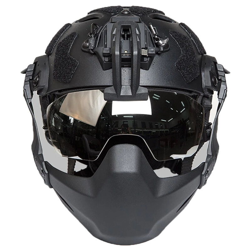 FMA 전술 헬멧 고글 김서림 방지 에어소프트 워게임 고글 헬멧 3mm 두께 렌즈 TB1361, 에어소프트 헬멧 액세서리