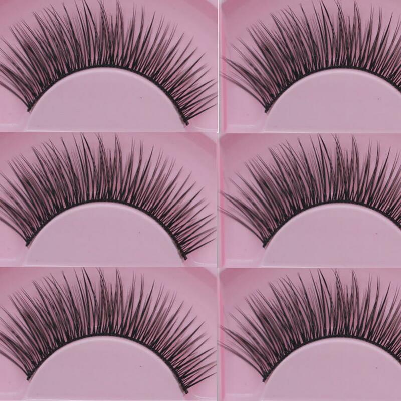 70% Hot Sale 1Pair 3D Mink Lashes Natural False Eyelashes Dramatic Volume Fake Lashes Makeup Eyelash Extension Silk Eyelashes