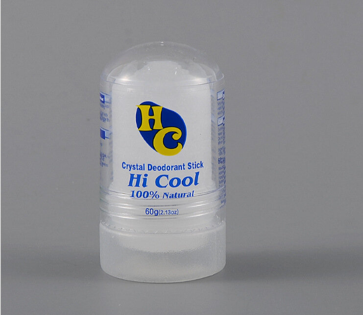 Desodorante corporal de 60G para hombres y mujeres, palo de alumbre, eliminador de axilas, bloque de olores malolientes, antitranspirante, piedra desodorante de cristal