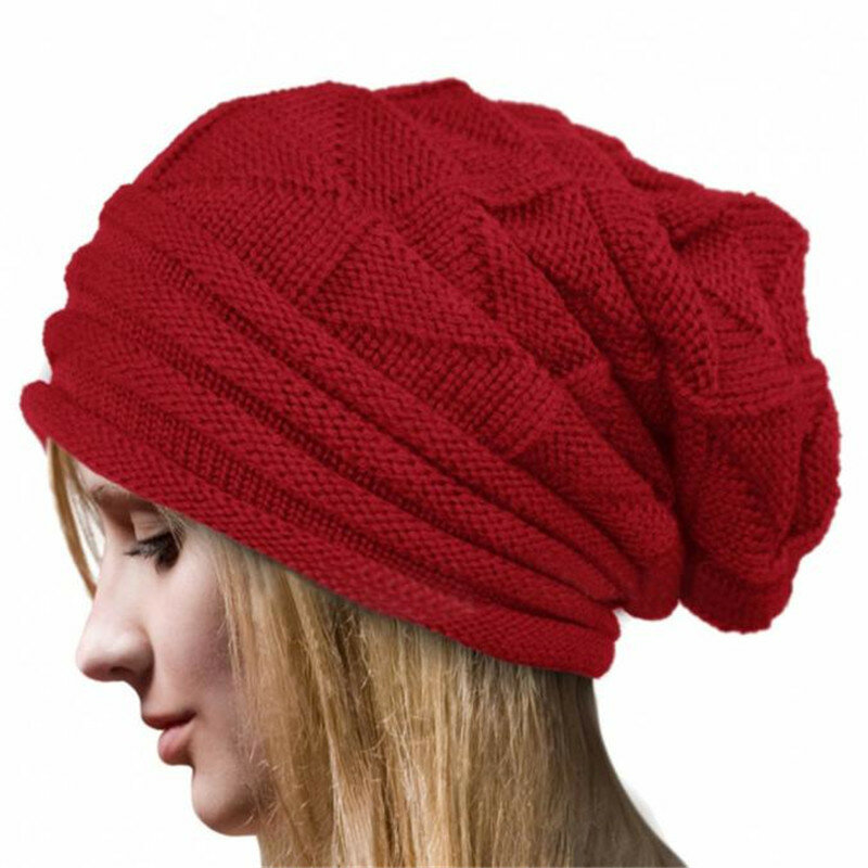 Czapka zimowa las mujeres sombrero de crochet para el invierno gorro tejido de lana caliente gorros de invierno para niña gorro caliente moda para actividades al aire libre sombrero