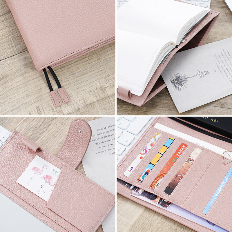 Limited Imperfect Moterm Genuine Leather Cover for Stalogy B6 Size Notebook Cover Diary Planner Organizer with Big Pocket