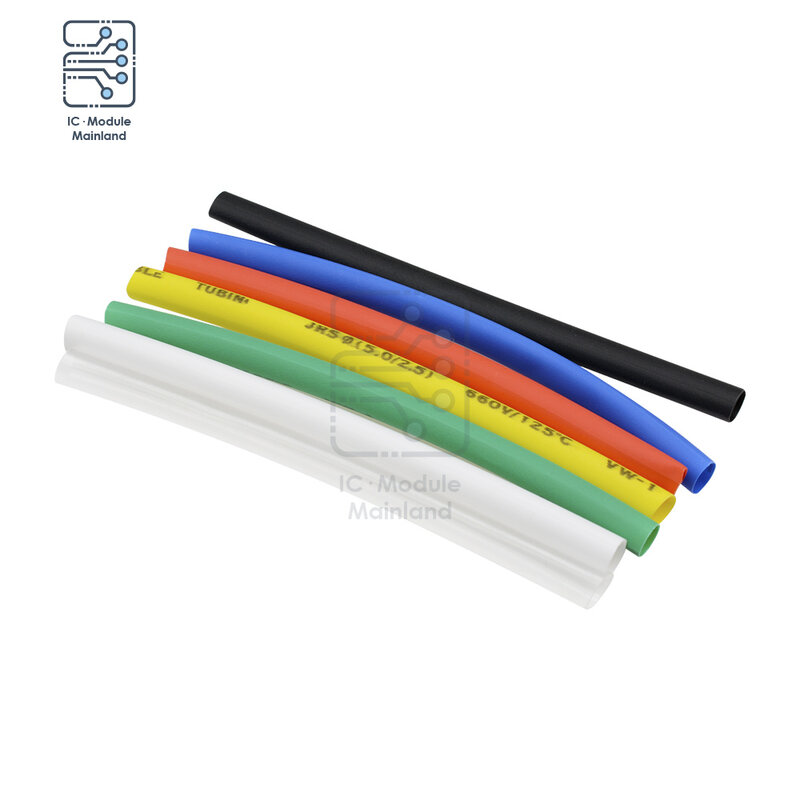 Kits de tubes d'isolation thermorétractables en polyoléfine, couleur mixte pour gaine d'unité électrique, 140 pièces, 328 pièces, 400 pièces, 530 pièces