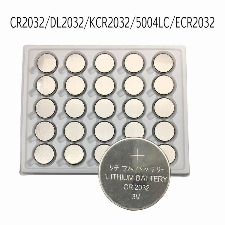 CR2032 210mAh 100PCS Battery Button Cell Coin 3V Lithium Batteries CR 2032 BR2032 DL2032 ECR2032 For Watch Electronic Toy Remote