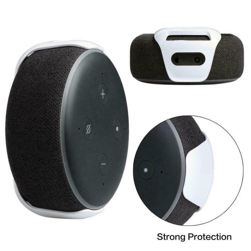 Wall Mount Holder For Echo Dot 3 Speakers Intelligent Audio Bracket Outlet Mount Hanger Stable Holder