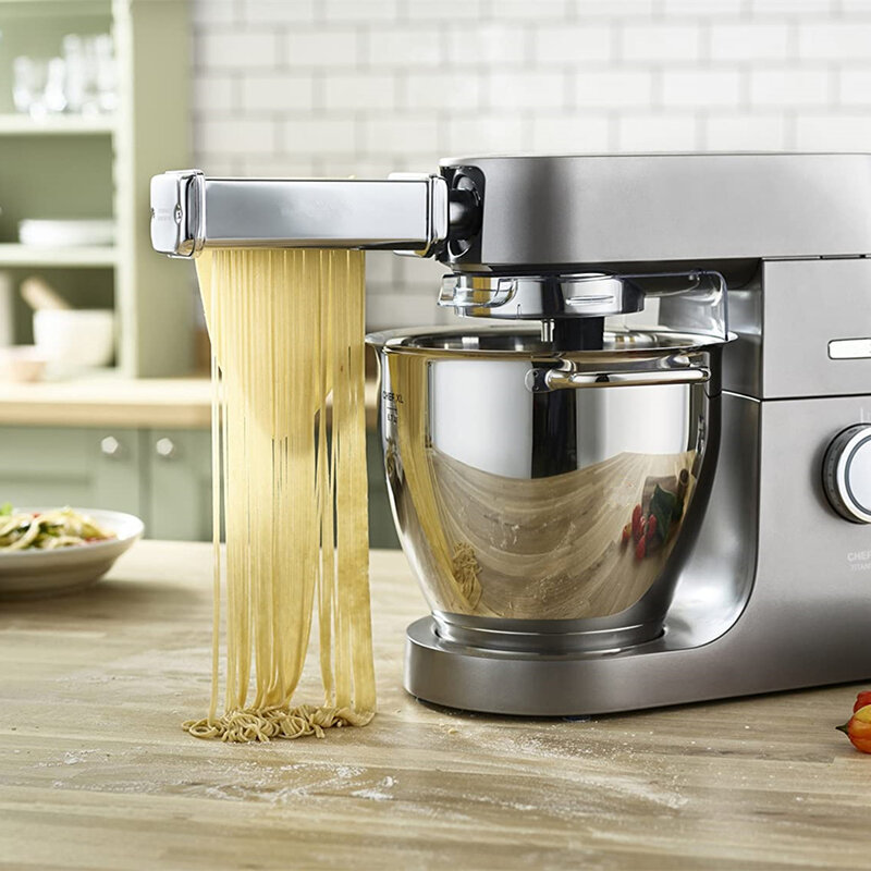 Kitchenaid Noodle Makers Onderdelen Voor Kenwood Fettucine Cutter Roller Attachment Voor Chef Major Kmix Accessoires Pasta Voedsel